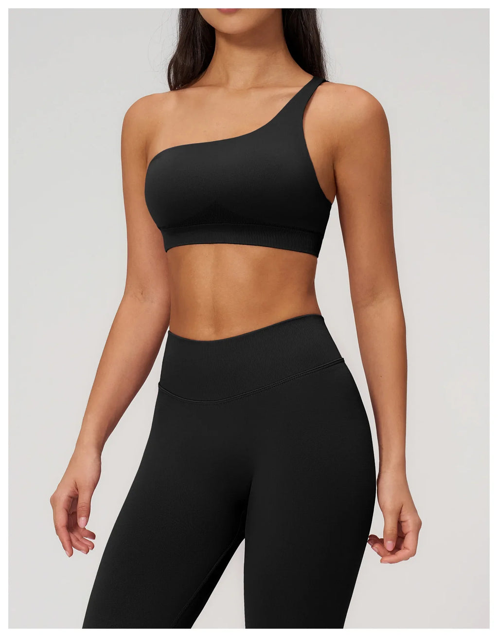 Summer Shockproof Sport Bra Women's Beautiful Back Gym Sports Underwear Women Oblique Shoulder Straps Running Fitness Yoga Bra