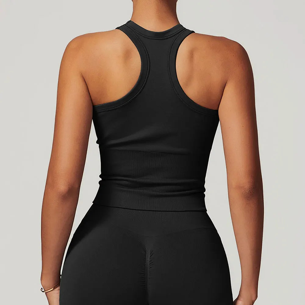Women Tops Breathable Sports Bra Absorb Sweat Shockproof Padded Gym Clothes Running Fitness Seamless Yoga Sports Bra Underwear