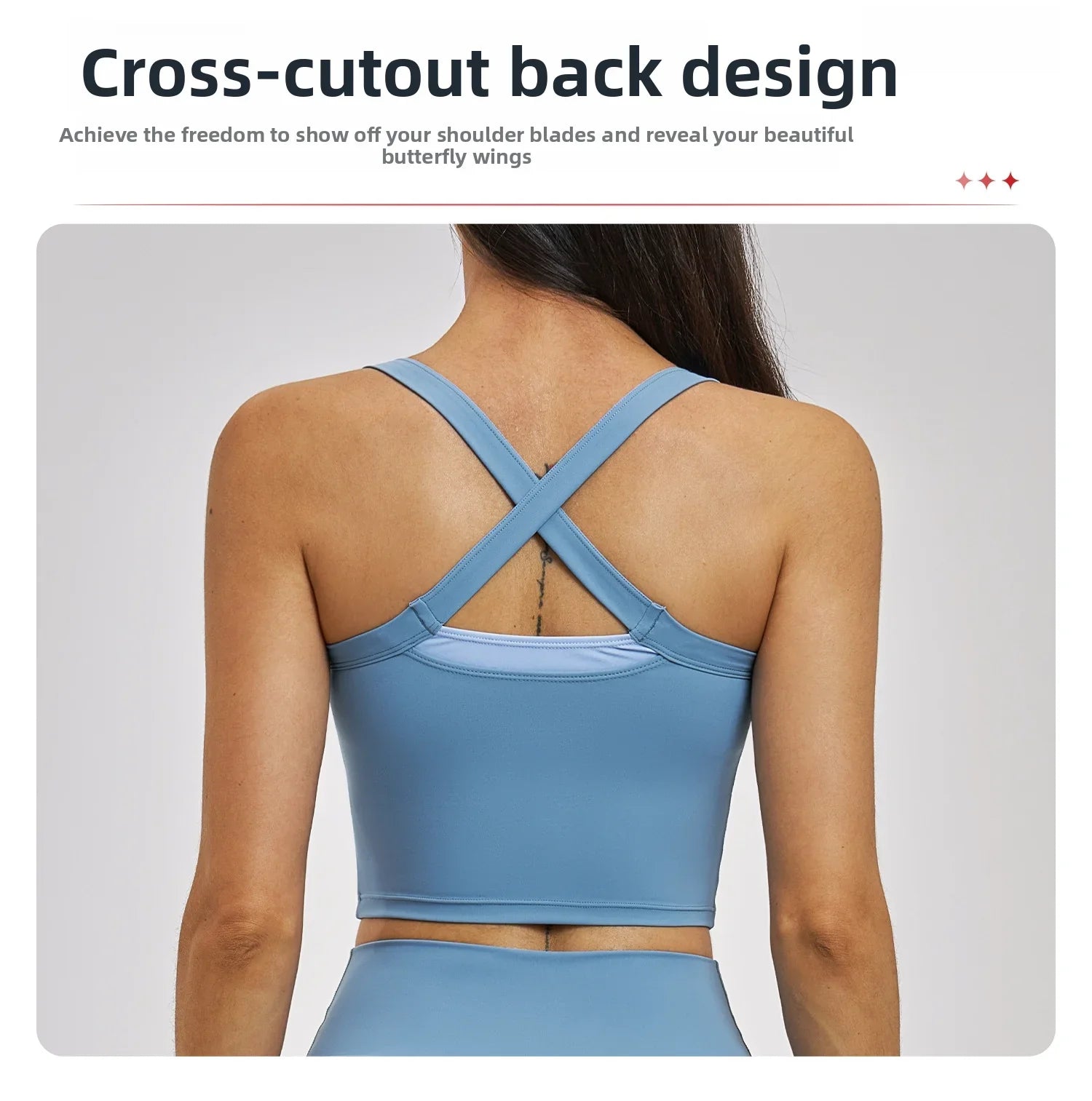 Yoga Bra Women High Strength Sport Bra Anti-Sweat Fitness Top Shockproof Crop Top Push Up Running Sport Bra Gym Vest Workout Top