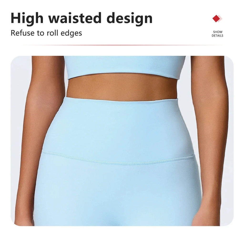 Hearuisavy Summer Soft Sports Shorts Buttock Lift Gym Leggings Women High Waist Yoga Shorts Women Running Cycling Workout Shorts