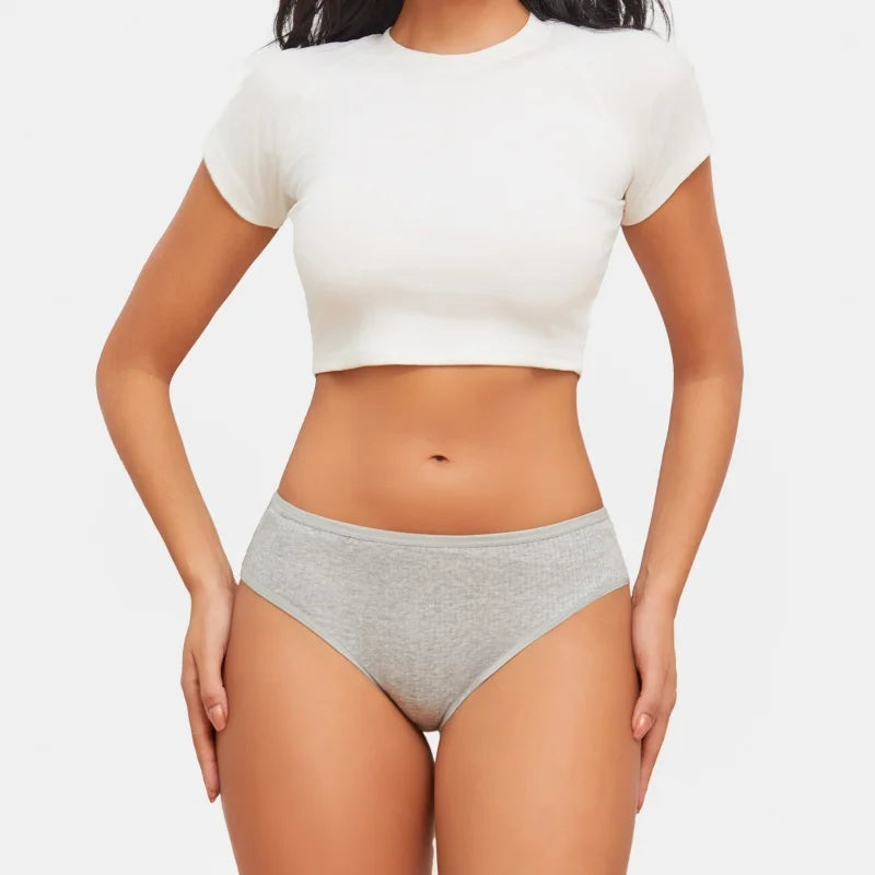 Women's Seamless Cotton Briefs Women Panties Solid Color Breathable Underwear Female Low Waist Soft Lingerie S-XXL