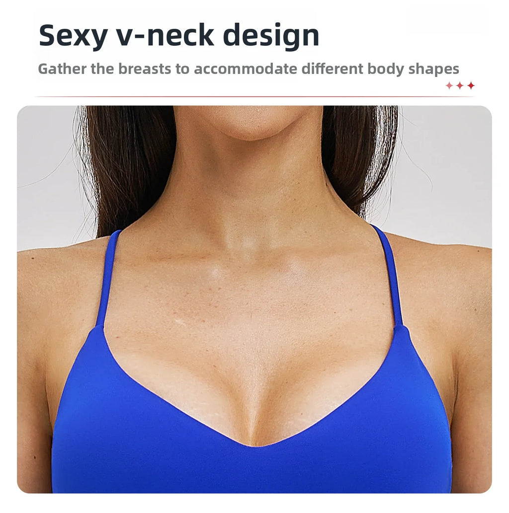 Sexy Gym Top Women Sports Bra Running Yoga Bra Breathable Sports Underwear Women Fitness Bras Cycling Workout Top Women Backless