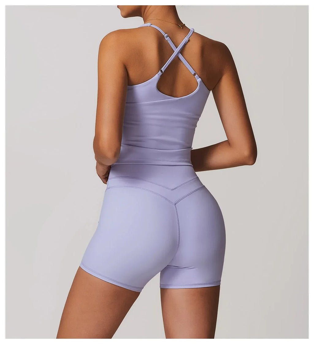 mikeyoga Breathable Sports Bra Fitness Top Women Underwear Yoga Bra Shockproof Crop Top Push Up Vest Sport Bra Gym Workout Top