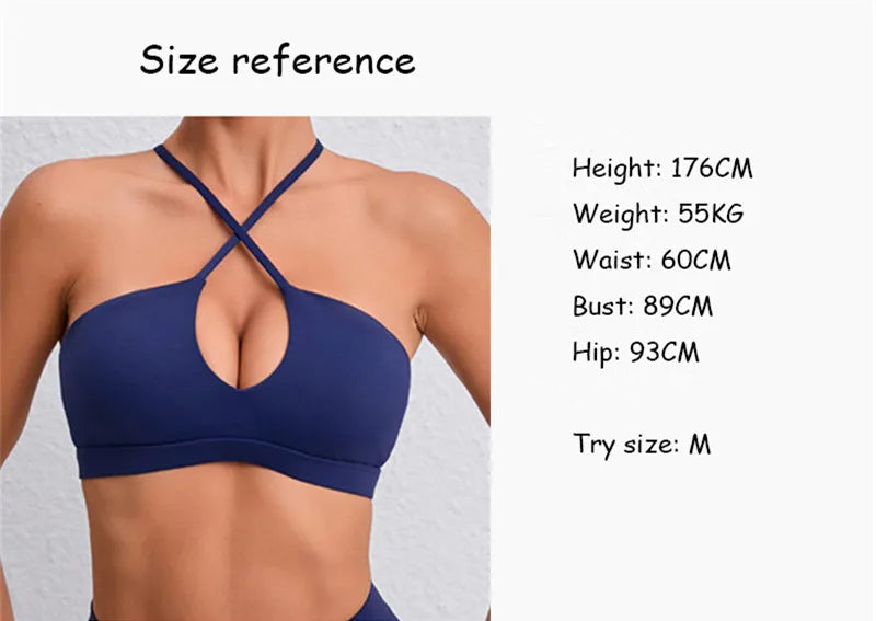 Hearuisavy Summer Gym Top Women Ultra Soft Fabrics Push Up Sports Bra Yoga Clothes Running Breathable Workout Fitness Underwear