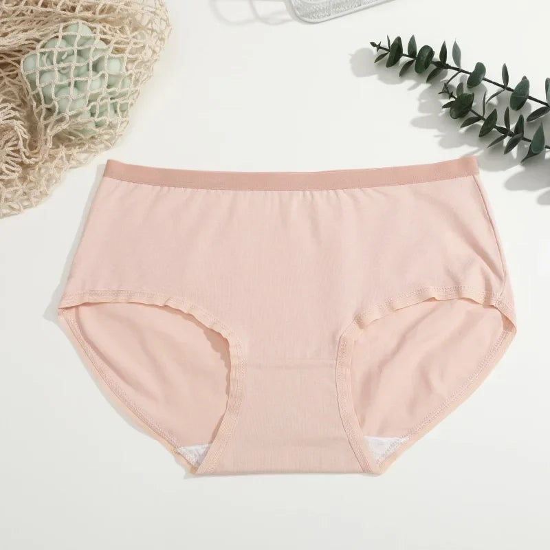 3Pcs/Set Women's Seamless Cotton Briefs Women Panties Solid Color Breathable Underwear Female Low Waist Soft Lingerie S-XXL
