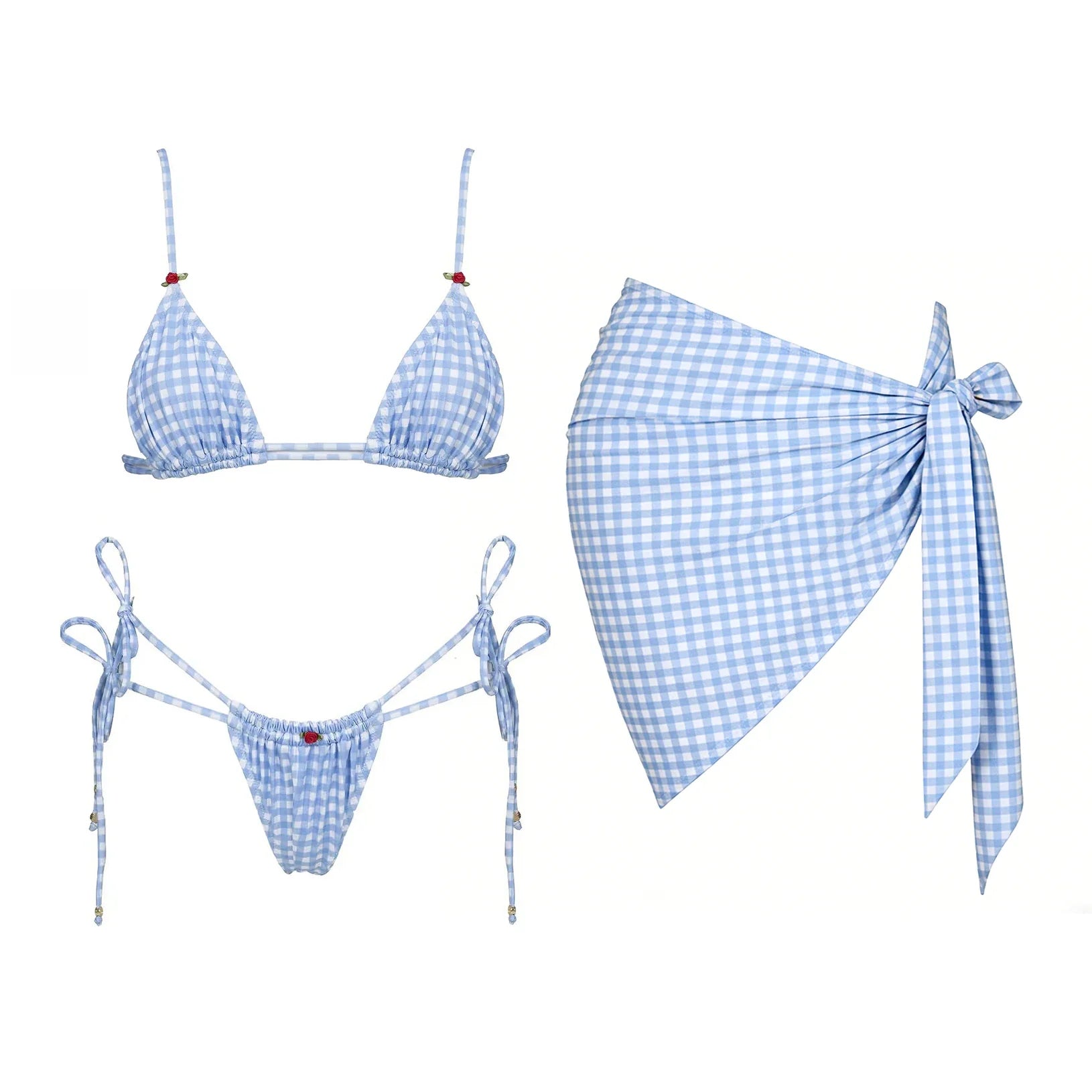 2026 2Pcs Sexy Women One Piece Swimsuit Female Push Up Swimwear Biquini  High Cut Monokini Solid Swim Suit Bathingsuit Beachwear