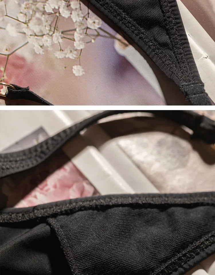 Ice Slik Low Waist Girls G String Leopard Flower Women Panties Sexy Briefs Thong T-back Underwear Female Lingerie Size S-XL