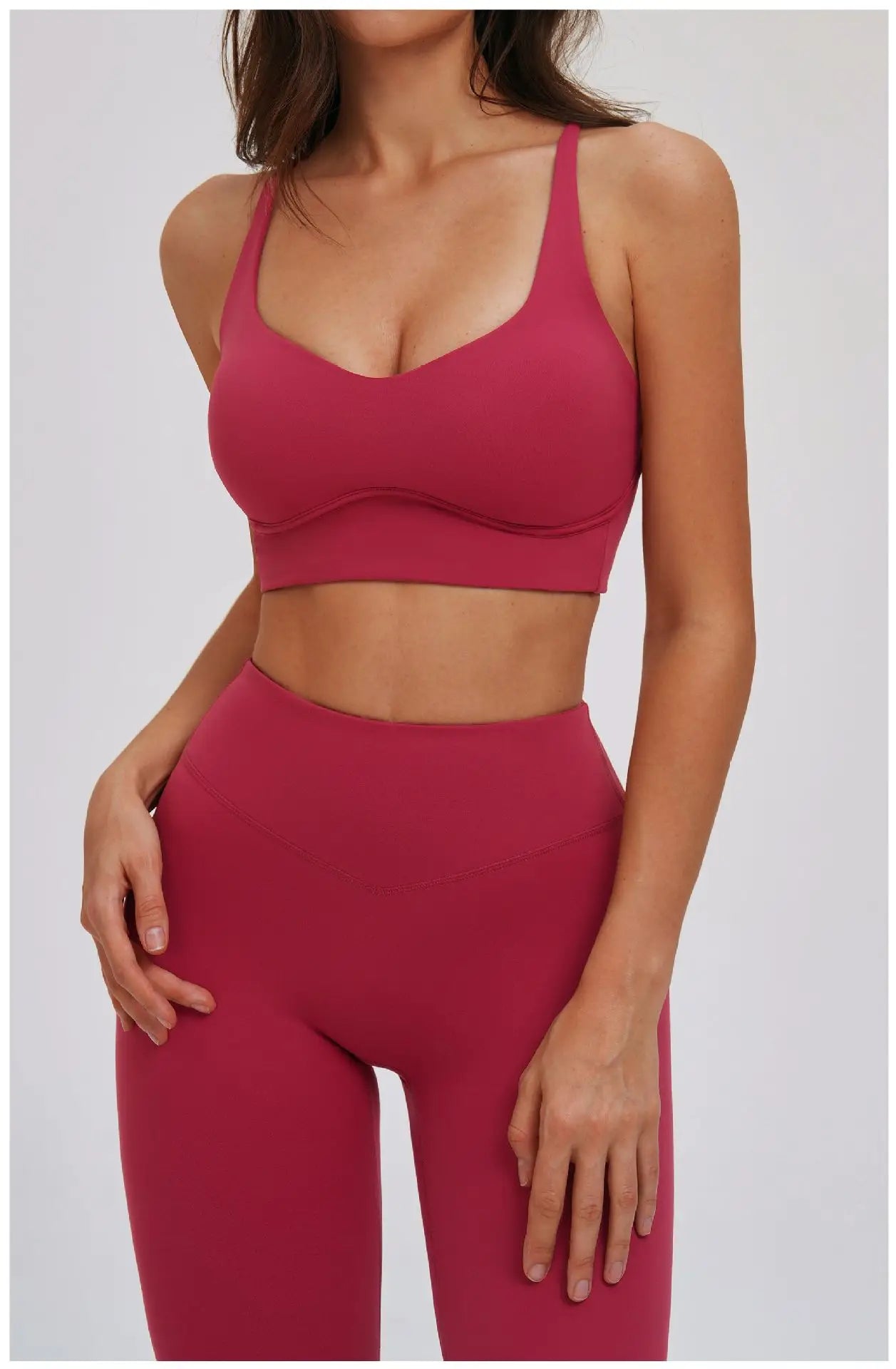 High Strength Sports Bra Women Gym Top Running Back Cross Yoga Bra Breathable Sports Underwear Women Fitness Workout Top Women