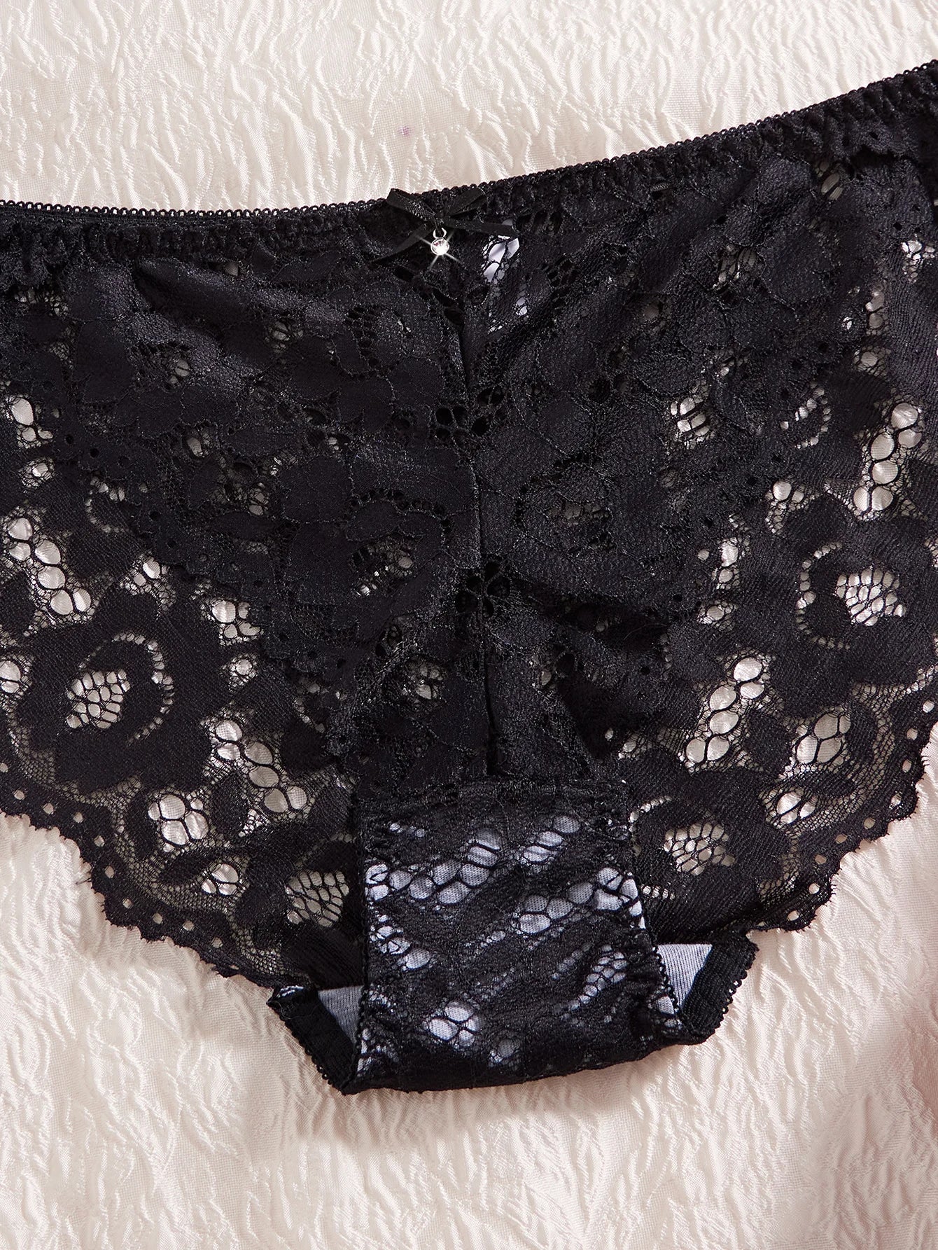 6-Piece Set Lace Women's Underwear Set No Lining Lace Push up Bra Comfortable Fitting Sexy Mesh Lace Panties Women's Bra Set