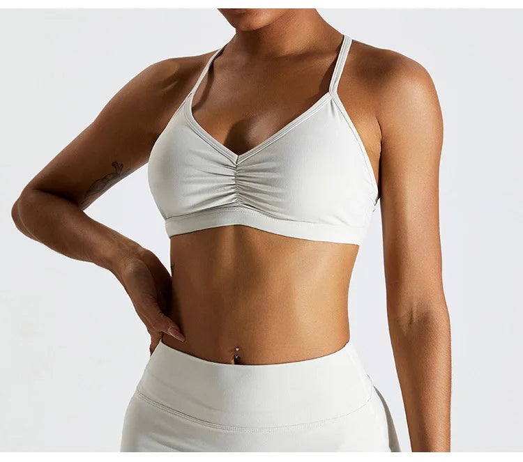 Seamless Sports Bra Women Underwear Sexy Back Shockproof Workout Fitness Bra Quick Drying Training Sports Running Yoga Tank Top