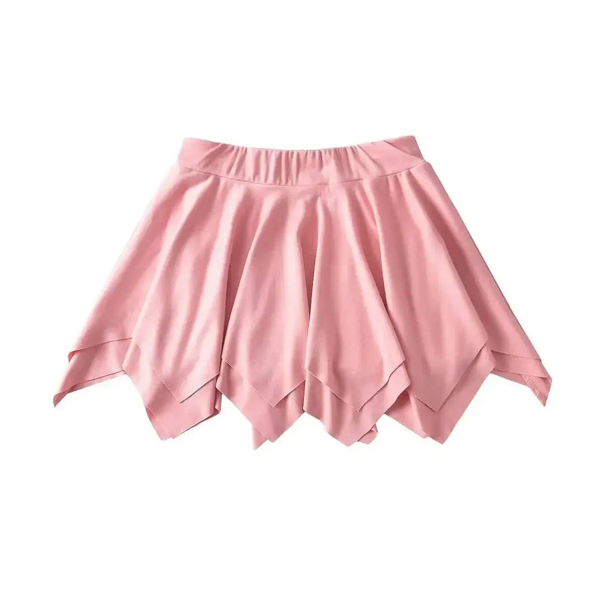 Summer Sexy Pure Desire Loose Edge Design Sense Short Skirt Women High Waisted Wrap Hip Reducing Age Pleated A-line Skirt H2JI