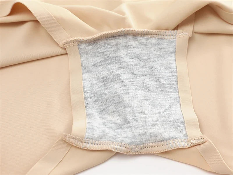 3Pcs Women's Seamless Sports Boxer Underwear Female Solid Color Panties Comfortable Briefs Cozy Lingerie Intimate Underpant S-XL