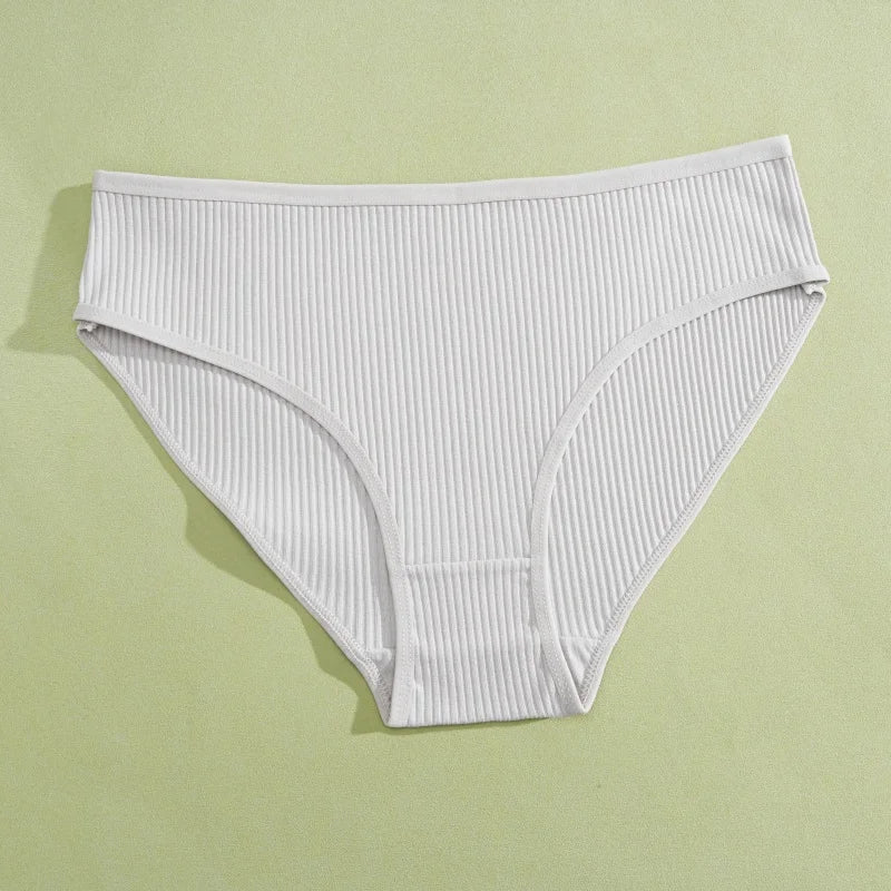 Women's Seamless Cotton Briefs Women Panties Solid Color Breathable Underwear Female Low Waist Soft Lingerie S-XXL