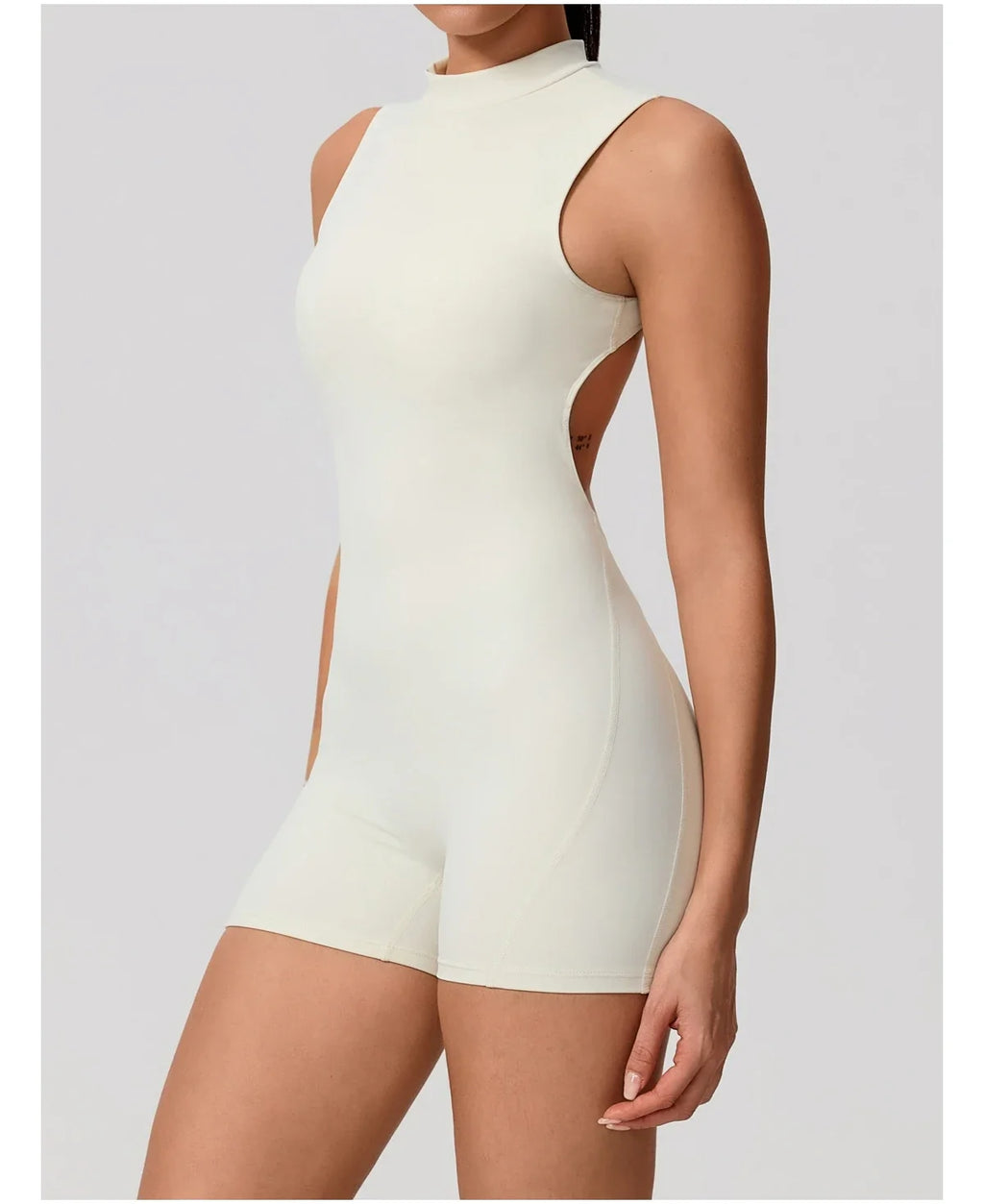 Hearuisavy Summer Sports Overalls Women Gym High Stretch Sleeveless Yoga Bodysuit Running Push Up Butt-Lifting Fitness Jumpsuit