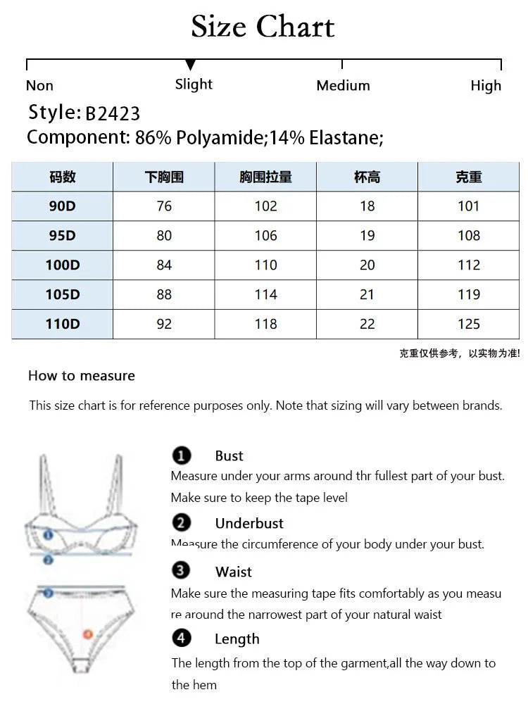 Women's Underwire Bra Plus Size Underwear Sexy Push-up Comfortable Breathable Bra for Curvy Women