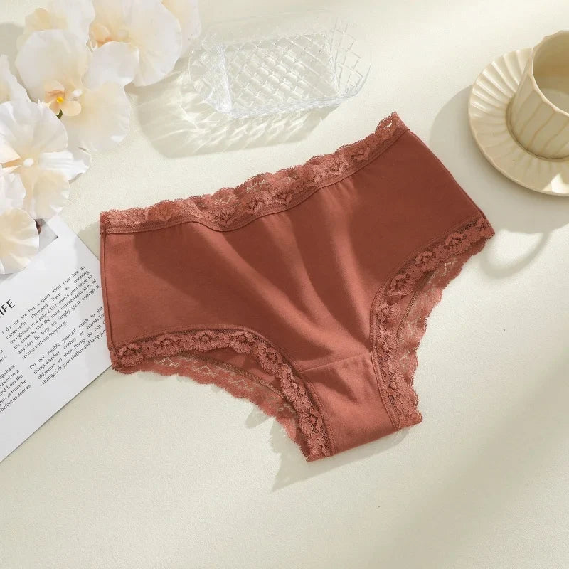 Women's Seamless Cotton Briefs Women Panties Solid Color Breathable Underwear Female Low Waist Soft Lingerie S-XXL