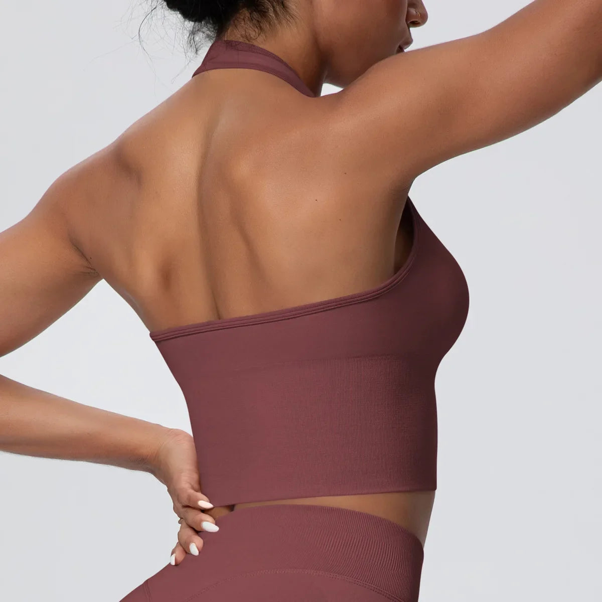 Gym Tops Women Halter Top Gym Vest Woman Sexy Backless Push Up Sport Bras Running Vest Workout Tops Activewear Yoga Fitness Vest