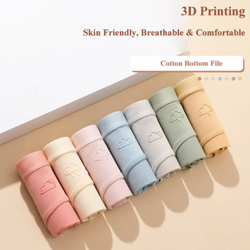 Women's Cotton Underwear Panty Cute Sexy Panties Female Seamless Underpants Solid Color Panty Intimates Women Lingerie S-XL