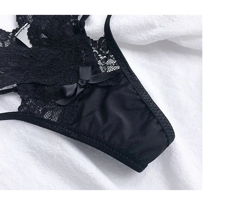 High Quality Sexy Women Panties Transparent Hollow Out Underwear Girls Briefs Lace Underpants Lingerie Girls G string Intimates