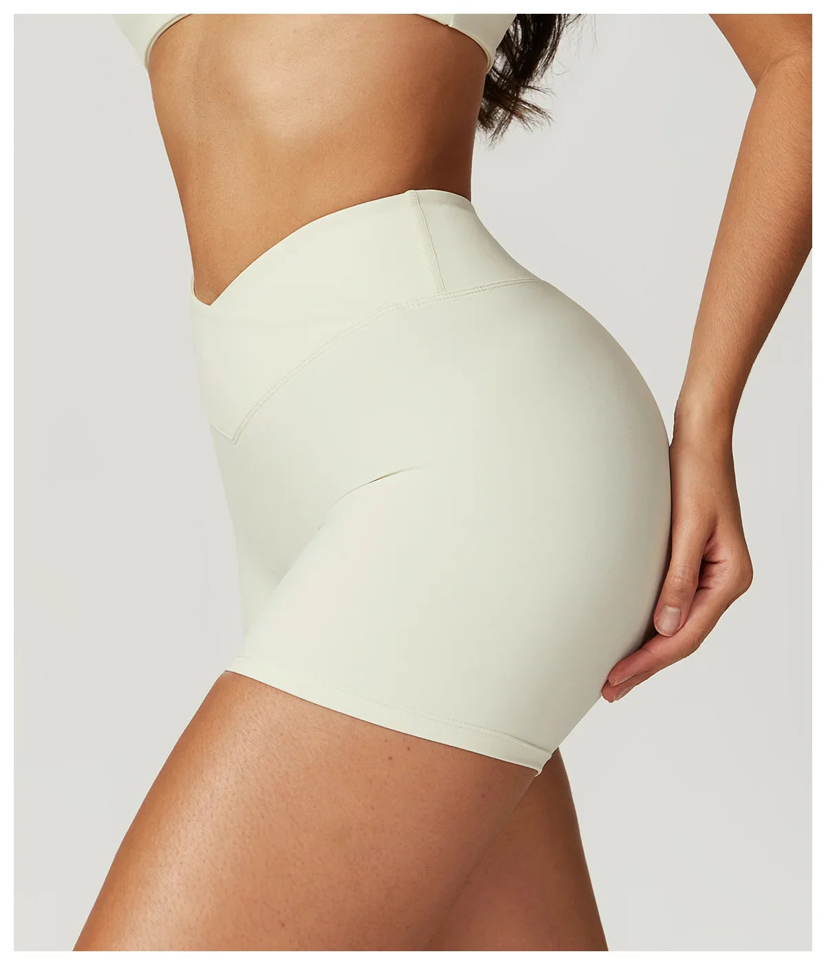 Yoga Shorts Women High Waist Workout Shorts Fitness Yoga Tights Lift Butt Fitness Ladies Yoga Gym Running Short Pants Sportswear