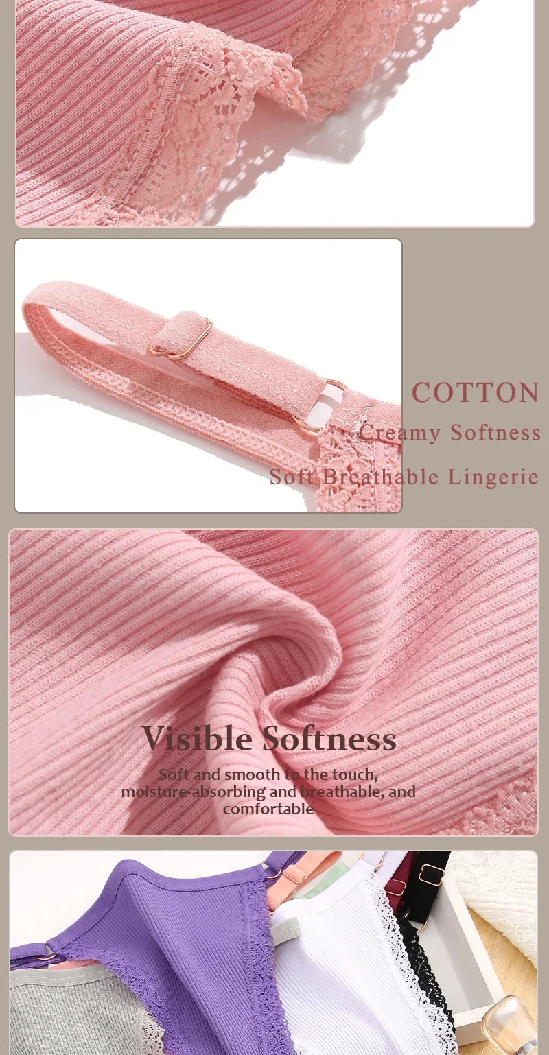 5PCS Women Cotton Panties Sexy Adjustable Waist G-String Women's Underwear T-Back Lingerie Femme Underpants Briefs Thong Female