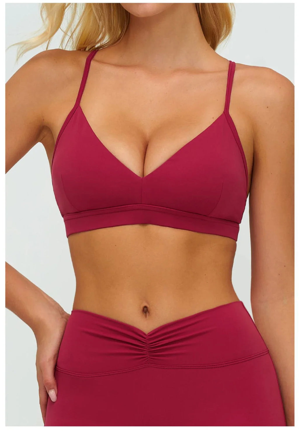 Workout Bra Women Cross Back Yoga Sports Bra Breathable Shock Proof Gym Fitness Push up Top Yoga Running Active Sportswear Vest