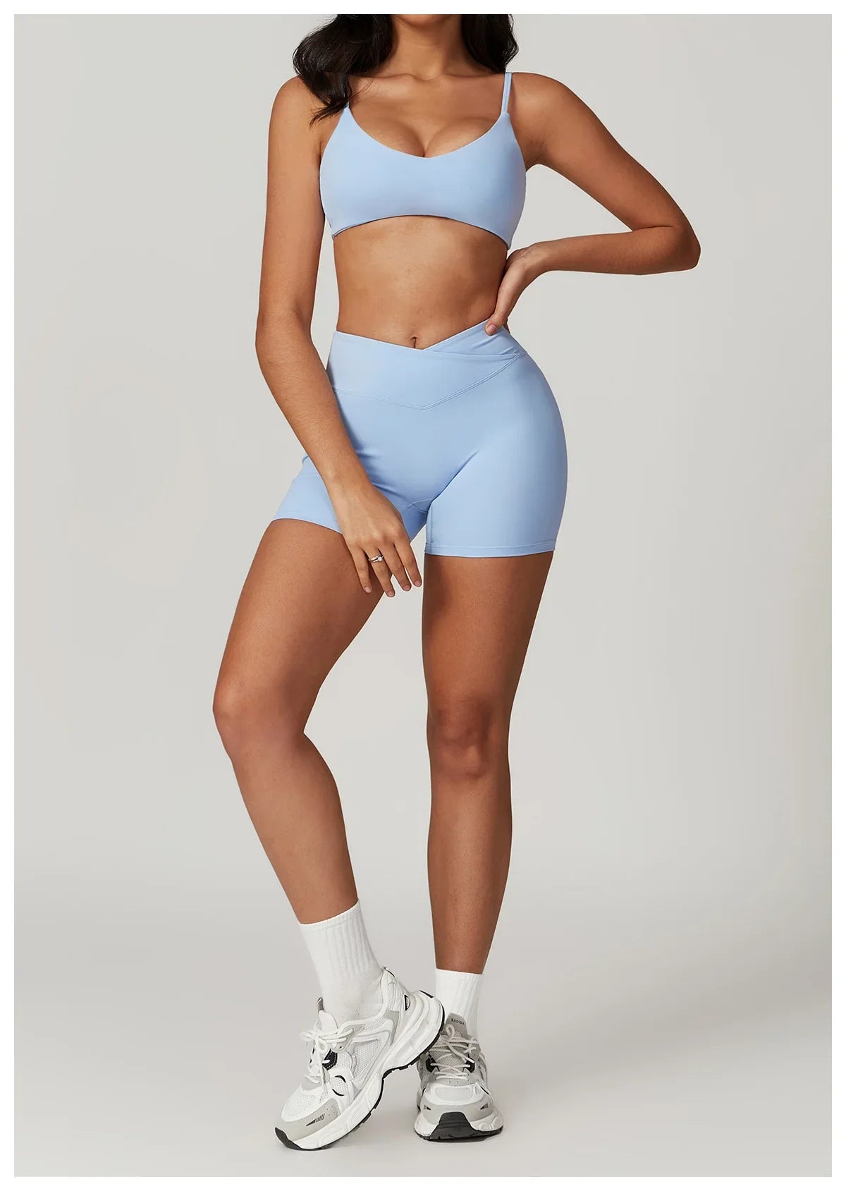 Yoga Shorts Women High Waist Workout Shorts Fitness Yoga Tights Lift Butt Fitness Ladies Yoga Gym Running Short Pants Sportswear