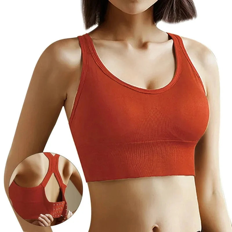 🖤 Women's Hollow Push-Up Sports Bra Tank Top