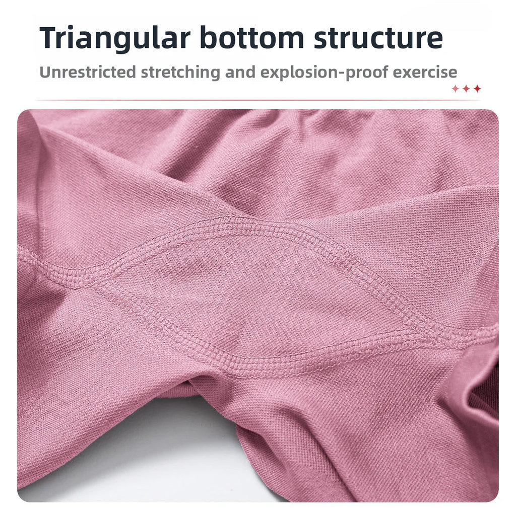 High Waist Shorts Seamless Yoga Shorts Workout Fitness Lift Peach Butt Fitness Tight Gym Running Body Shaper Pants Ribbed Shorts