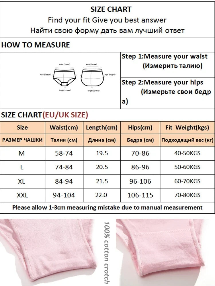 4PCS Seamless Cotton Panties Women Solid Color Briefs Sexy Low Waist Underpants Female Breathable Underwear Ladies Stretch Panti