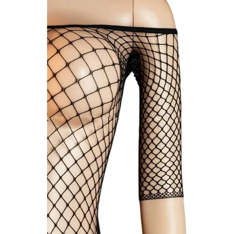Sexy Crotchless Lingerie Teddies Women Erotic Outfit Transparent Fishnet Bodysuit Cosplay Costume Sexy Babydoll HotBodystockings