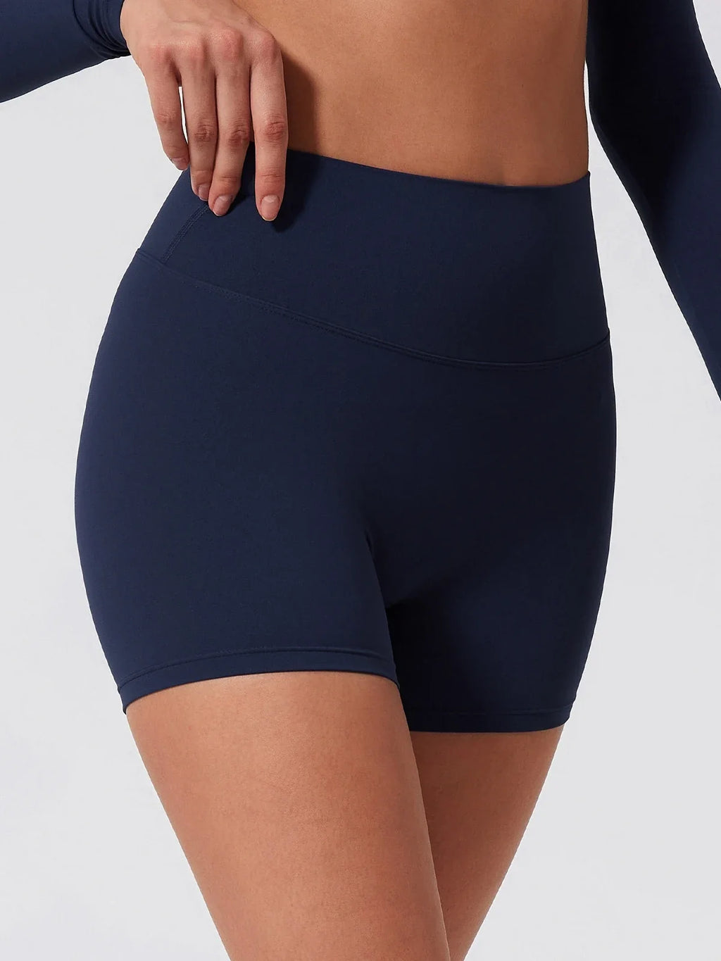 Hearuisavy Summer Elastic Scrunch Yoga Shorts Push Up Gym Leggings Cycling Workout Short Women Quick-Dry High Waist Sports Pants