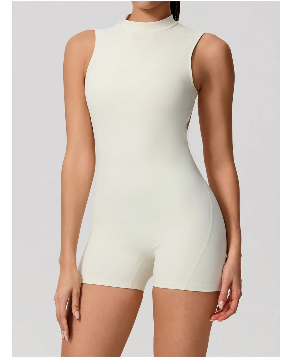 Hearuisavy Summer Sports Overalls Women Gym High Stretch Sleeveless Yoga Bodysuit Running Push Up Butt-Lifting Fitness Jumpsuit