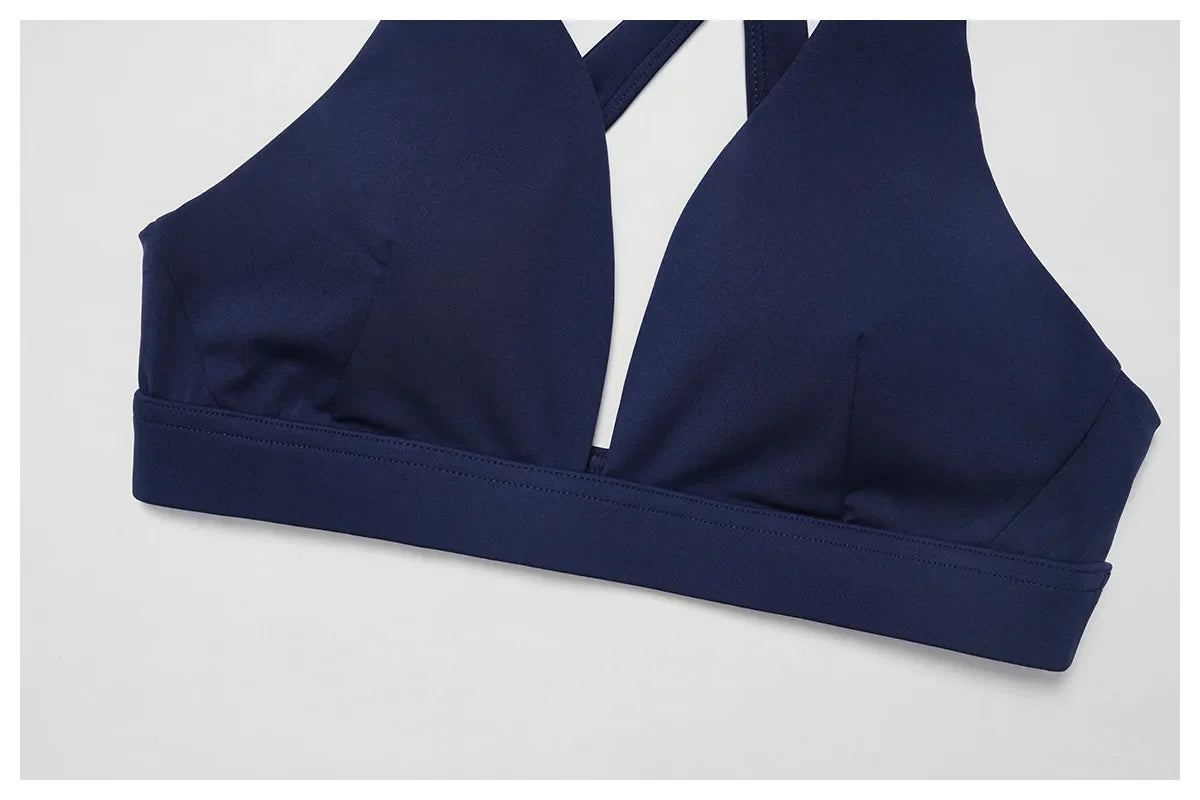 Sexy Gym Top Women Sports Bra Running Back Cross Push Up Yoga Bra Breathable Sports Underwear Women Fitness Workout Top Women