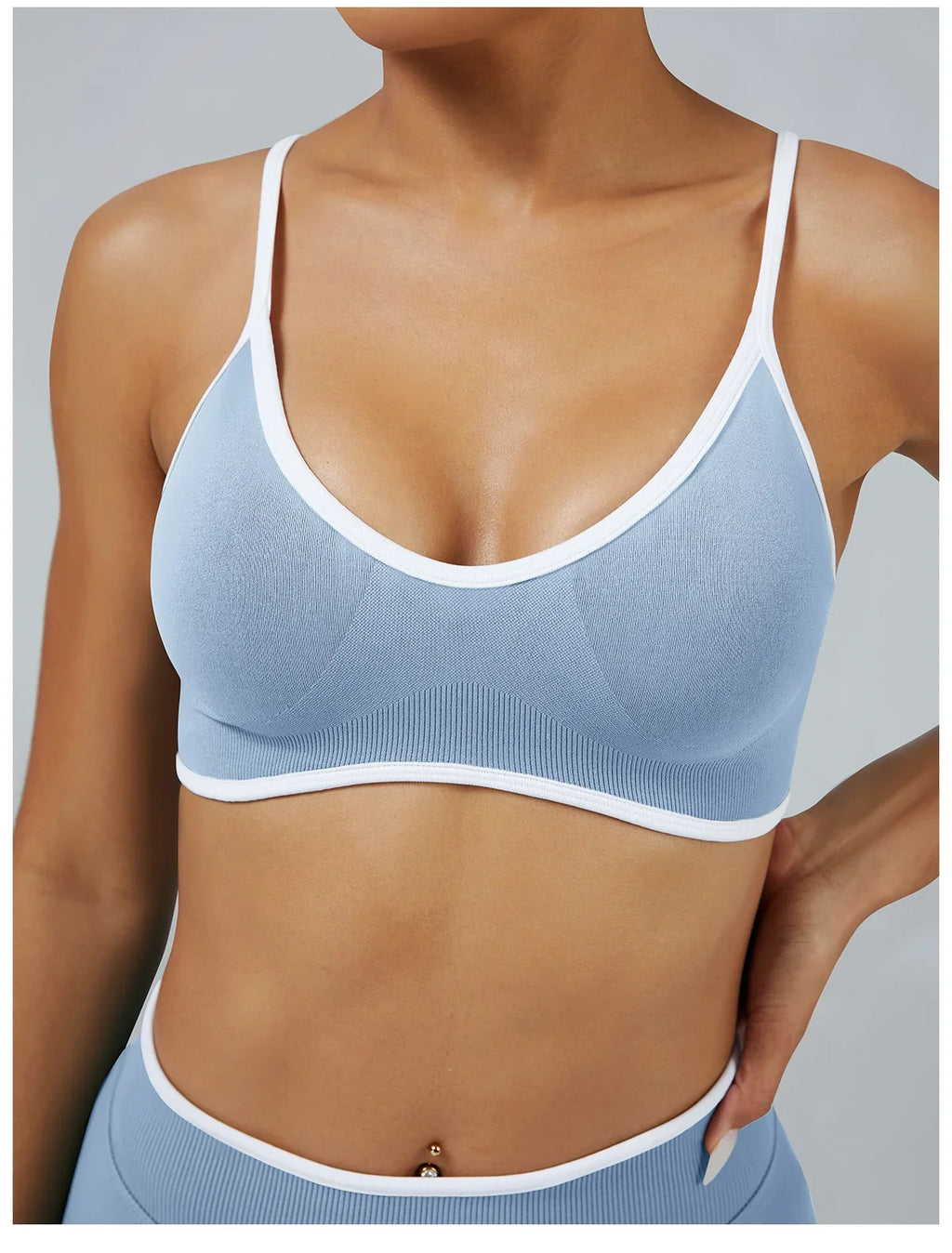 High Strength Sports Bra Seamless Yoga Top Women Fitness Gym Active Wear Back Cross Workout Push-up Fitness Running Underwear