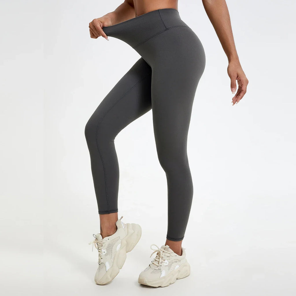 Hearuisavy Summer Ultra-Soft Fabrics High Waist Gym Quick-Dry Yoga Pants Running Workout Pants Push Up Sports Leggings Women