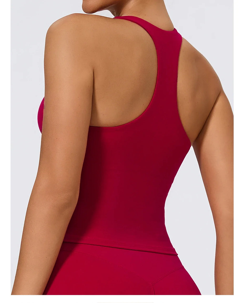 Hearuisavy Summer Woman Sports Vest I-Back Strap Design Gym Sportswear Breathable Quick Dry Fitness Tank Top Running Yoga Top