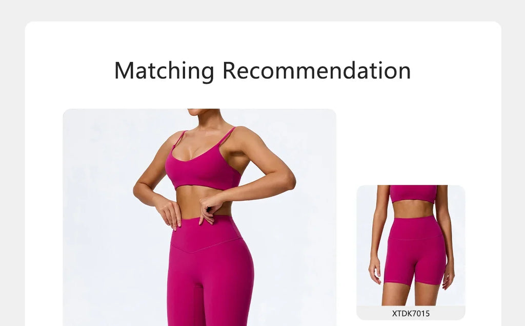 Hearuisavy Summer Super-Soft Women Quick Drying Sports Bra Breathable Gym Workout Top Fitness Underwear Push Up Running Yoga Top