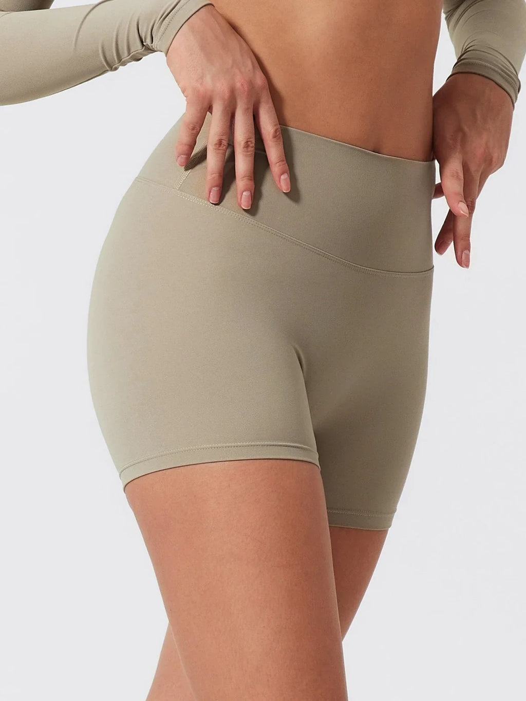 Hearuisavy Summer Elastic Scrunch Yoga Shorts Push Up Gym Leggings Cycling Workout Short Women Quick-Dry High Waist Sports Pants