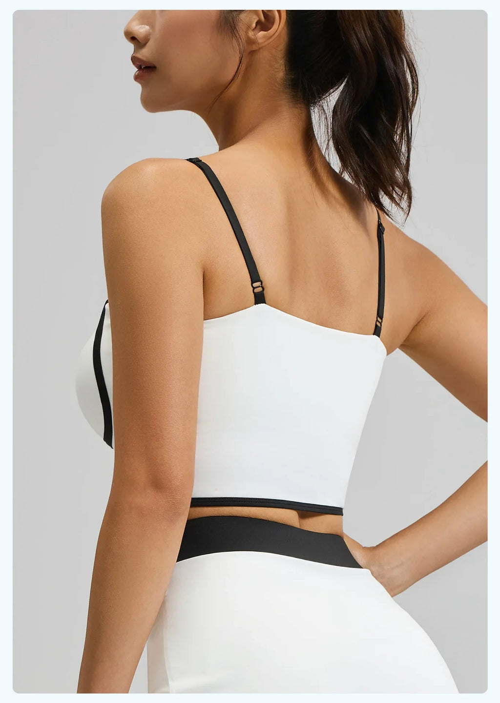 Summer Hot Sale Solid Color Women Fitness Bra Tights Yoga Vest High Strength Shockproof Gym Sports Top Push Up with Chest Pad