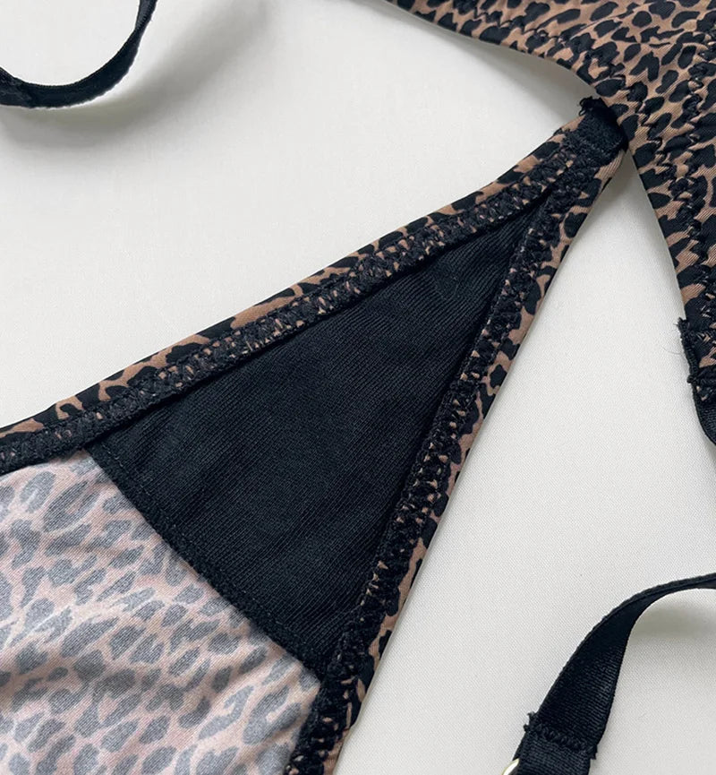Ice Slik Low Waist Girls G String Leopard Flower Women Panties Sexy Briefs Thong T-back Underwear Female Lingerie Size S-XL