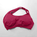 NCLAGEN Asymmetric Sports Bra Gym Top Woman High Support Halter Backless Fitness Speed Activewaer Workout Seamless Underwear