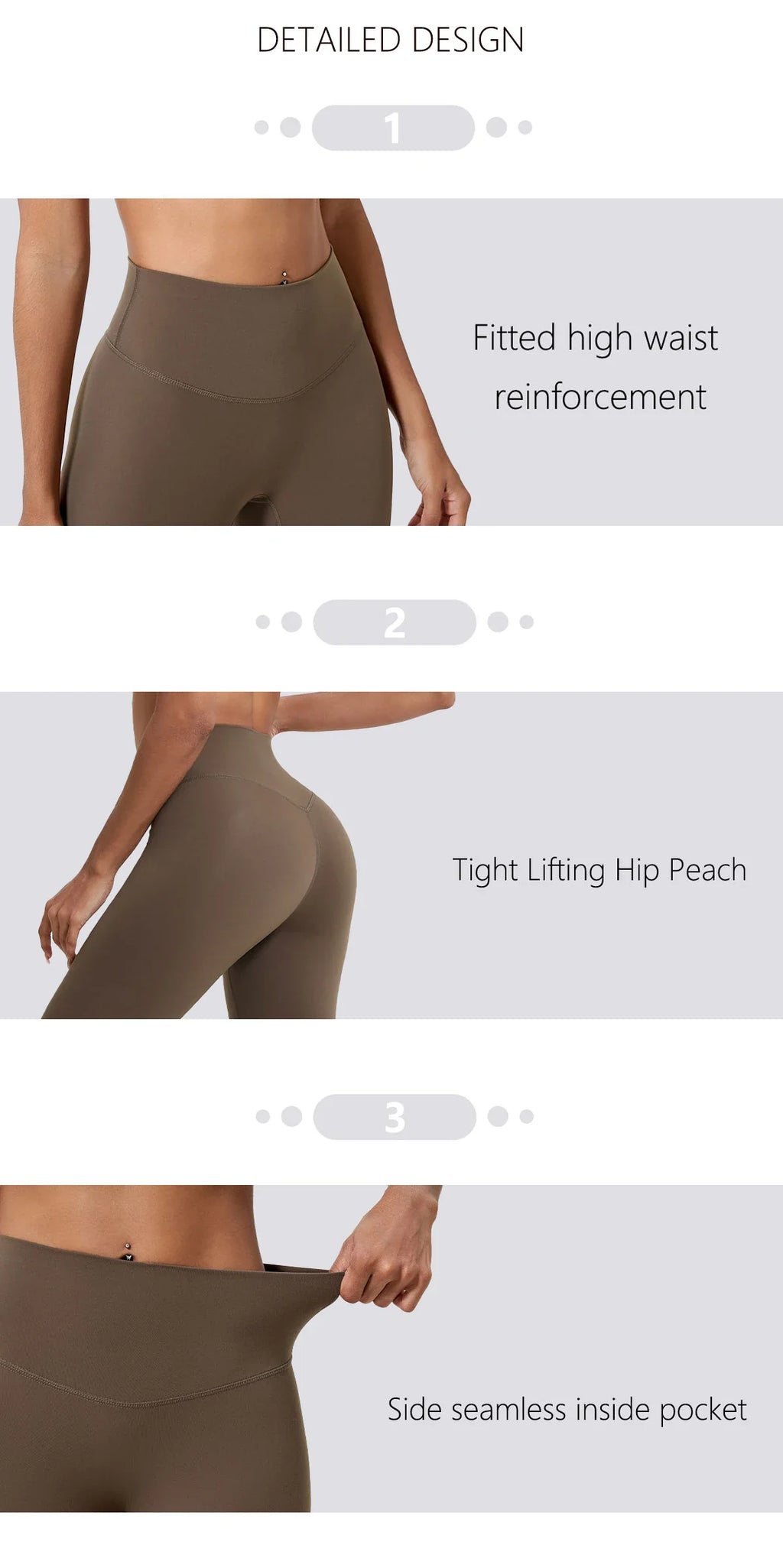 Hearuisavy Summer Super Soft Fabrics High Waist Leggings Gym Yoga Pants Running Workout Tights Push Up Sports Leggings Women