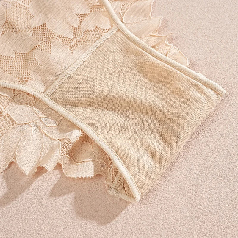 Sexy Floral Lace Underwire Bras Panties Sets Hollow Out See-Through Romantic Lingerie Underwear Sexy Women Panties S-XL