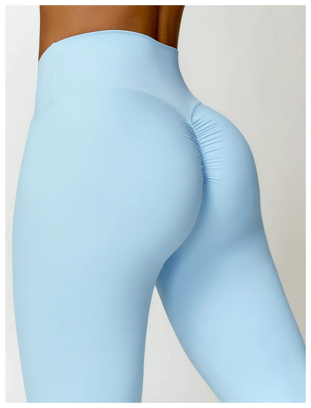 Hearuisavy Summer Scrunch Gym Leggings Woman Workout Pants Female Running Tights Push Up Yoga Pants High Waist Sports Leggings