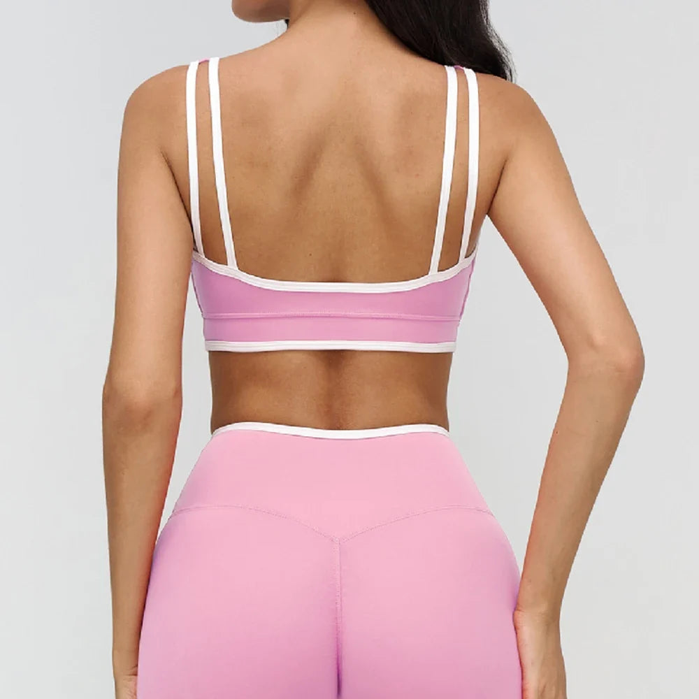 Sports Bra Top Push Up Fitness Yoga Bra Women Workout Underwear Sport Tops Women Breathable Running Vest Bralette Gym Bras