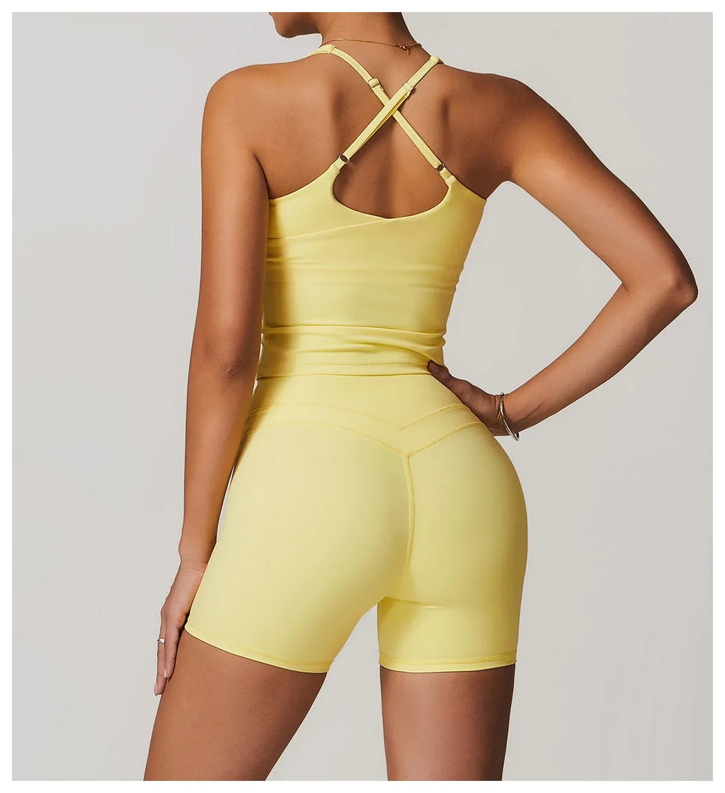mikeyoga Breathable Sports Bra Fitness Top Women Underwear Yoga Bra Shockproof Crop Top Push Up Vest Sport Bra Gym Workout Top