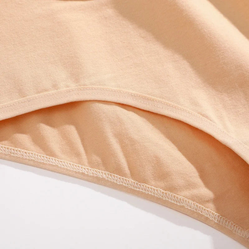 FINETOO 4Pcs Women's  Cotton Panties Sexy Breathable Low Waist  Briefs Letter Straps Underwear Soft Stretch Comfortable Lingerie