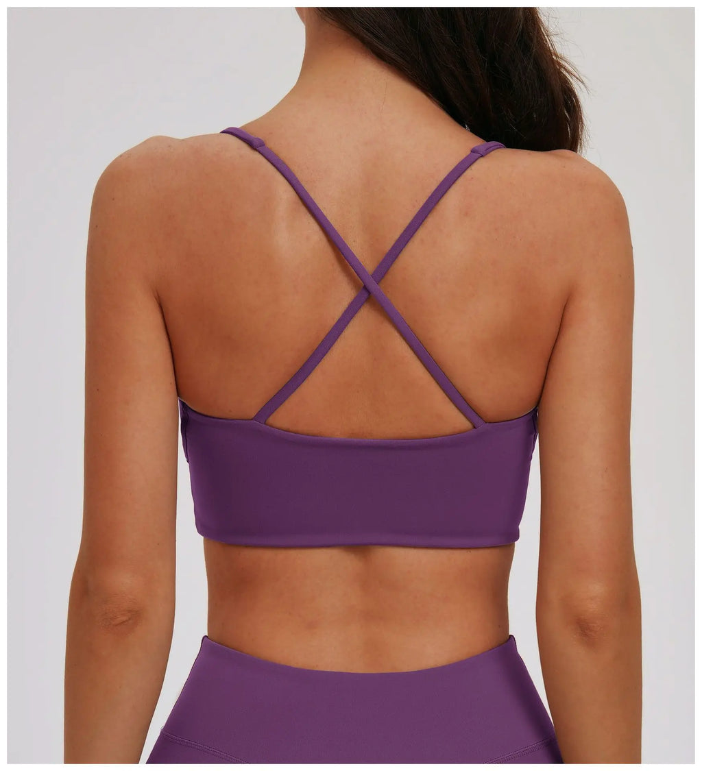 High Strength Sports Bra Women Gym Top Running Back Cross Yoga Bra Breathable Sports Underwear Women Fitness Workout Top Women