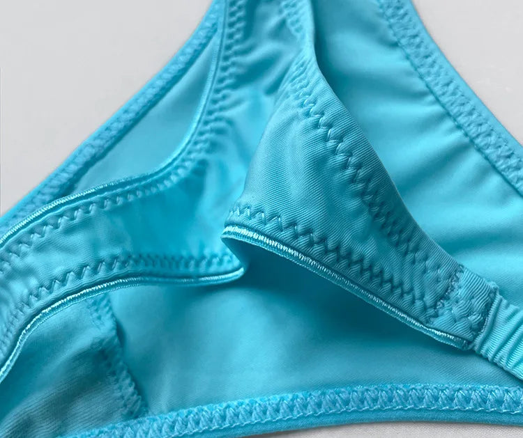 Women Panties Sexy G String Thong Ice Silk Seamless Underwear Leopard T Back Girls Briefs Leopard Underpants Plus Size S-XL